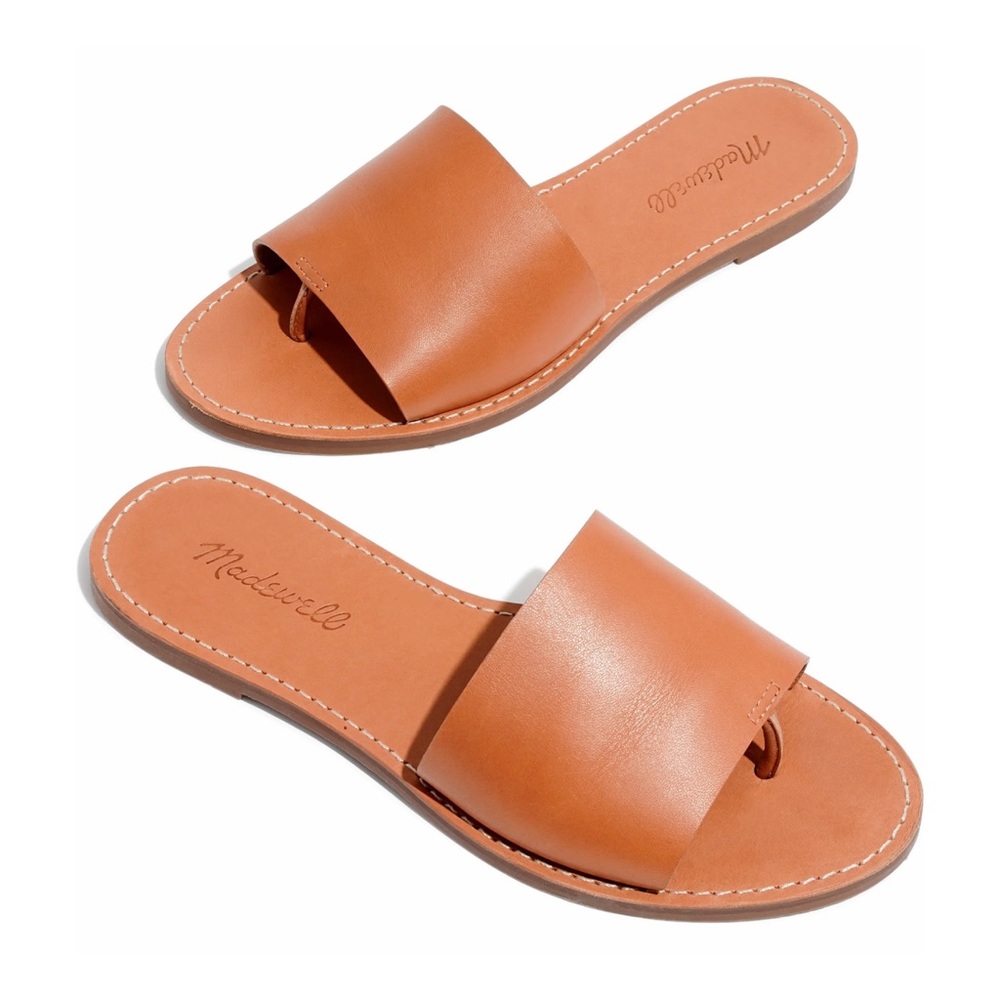 NWT Madewell Boardwalk Post Slide Sandals Size 9